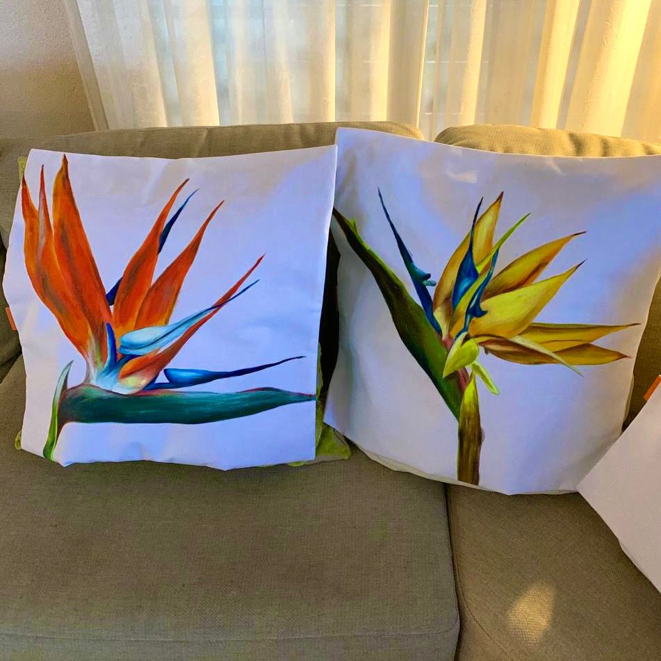 Bird of Paradise kussens