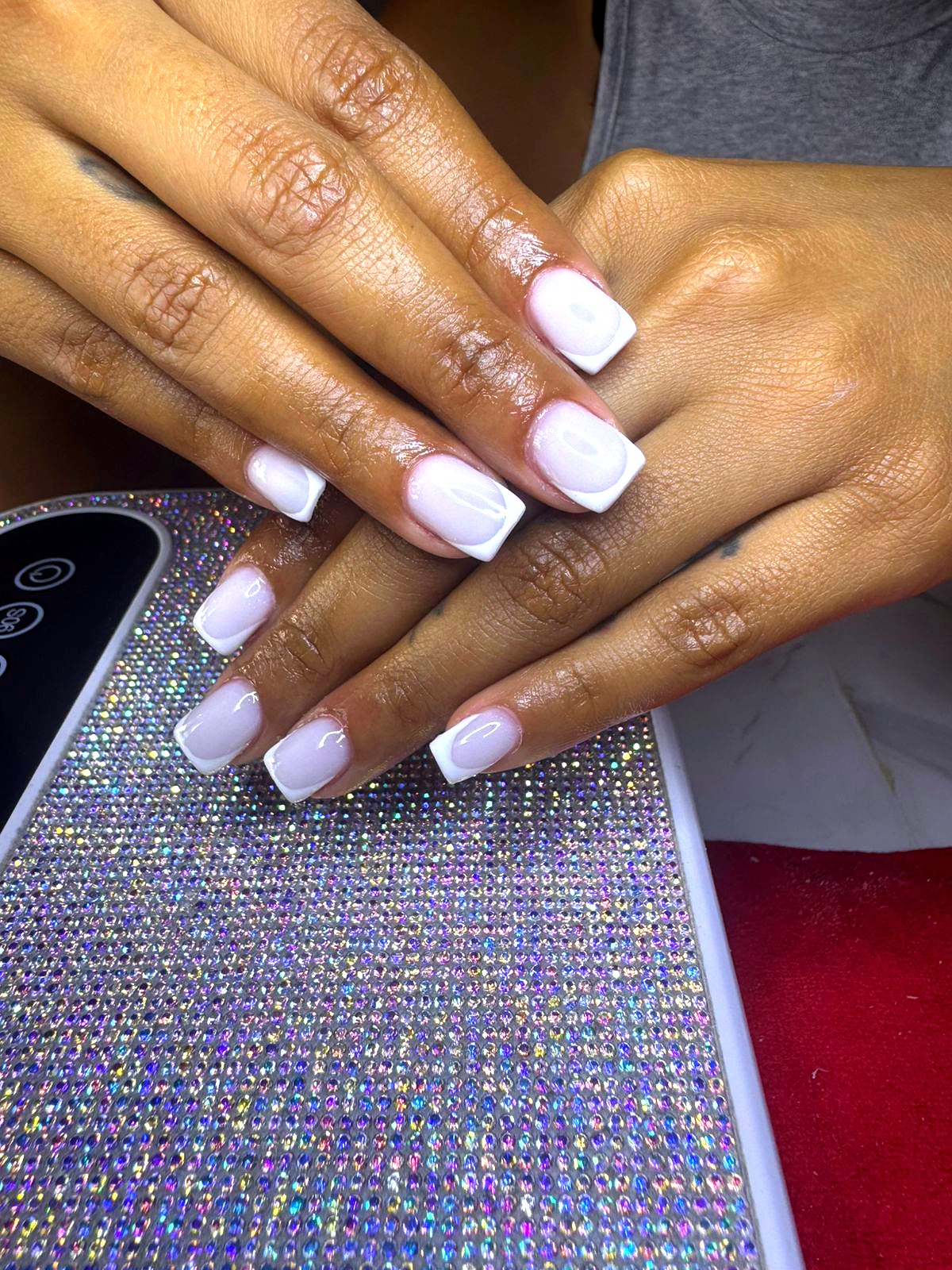 Witte BIAB nagels