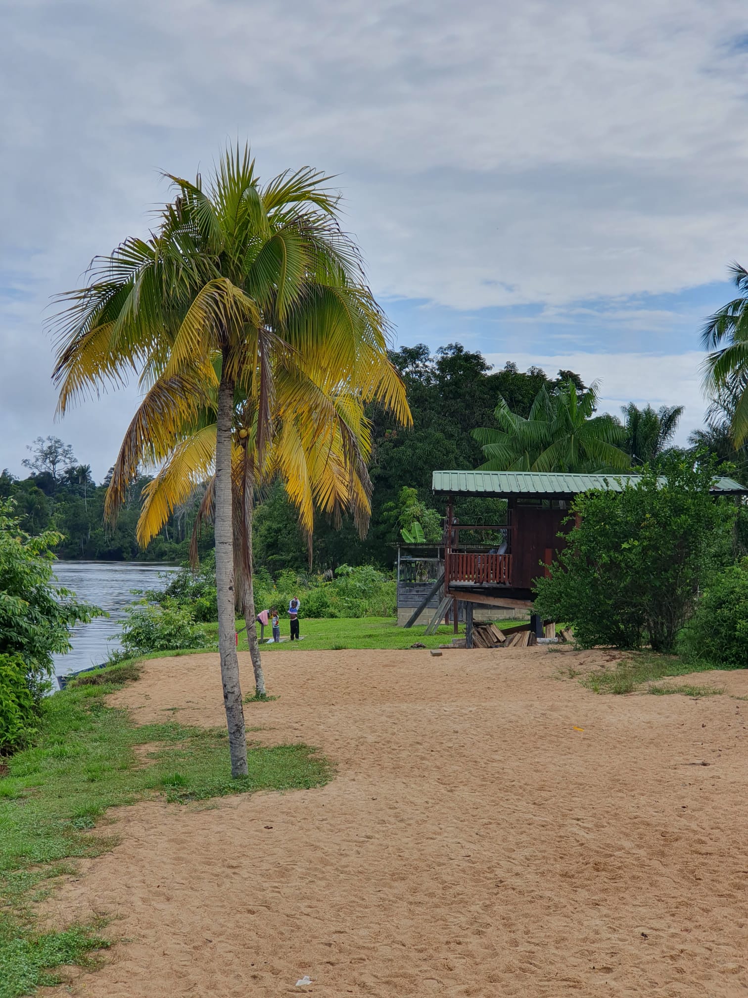 Lodge bij de rivier